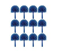 CFS Flo-Pac Plastic Round Duster With Soft Bristles, 9 Inches, Blue, (Pack of 12)