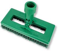 CFS Sparta Fiberglass Swivel Scrub Brush, 8 Inches, Green
