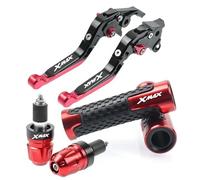 CFSJRXZ Clutch Levers Motorcycle Brake Clutch Lever Handlebar Grips for XMAX125 XMAX200 2009-2019 with Handle Bar End Replacement Kit Motorbike Brake Lever Handlebar Grips(Color 9)
