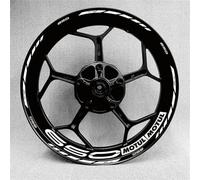 CFSJRXZ Decorative stickers Motorcycel Wheel Stickers Wheel Rims Reflective Decal For Kawasaki Z650 Z 650 17 Inch Pinstripe Decal Tape Sticker Including front rear wheels(Color 3)