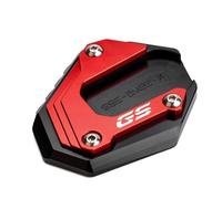 CFSJRXZ Motorcycle Side Stand Plate For BMW F850GS F750GS F 750 850 GS ADVENTURE 2018-2023 Foot Kickstand Support Pad,Extension Plate Pad Motorbike Kickstand Side Stand Extension Pad(Red)