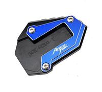 CFSJRXZ Motorcycle Side Stand Plate For HO&NDA Africa Twin CRF1100L CRF 1100L Adventure Sports 2020-2024 Foot Kickstand Support Extension Pad Motorbike Kickstand Side Stand Extension Pad(Blue)