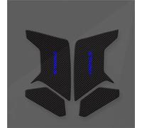 CFSJRXZ Protector Pad Motorcycle Side Fuel Pad Protection Sticker For BMW F900 GS 2024 Carbon Look Decorative Decal Motorbike Fuel oil Tank Sticker(Blue)