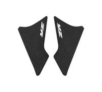 CFSJRXZ Protector Pad Motorcycle Side Fuel Sticker For YA&MAHA YZ250R YZ125R YZ 250 125 R 250R 125R Protector Traction Pad Decal Motorbike Fuel oil Tank Sticker(Black B)