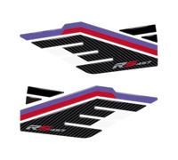 CFSJRXZ Protector Pad Motorcycle Side Fuel Sticker Protection For Aprilia RS 457 RS457 2024 Traction Pad Decal Decorative Decals Motorbike Fuel oil Tank Sticker(Black B)