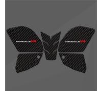 CFSJRXZ Protector Pad Motorcycle Side Gas Fuel Pad Sticker For DUCATI PanigaleV41100 Panigale V4 1100 SP2 2022 2023 Carbon Fiber Look Decal Motorbike Fuel oil Tank Sticker(Red)