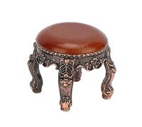 CFTGIW 1:12 Dollhouse Miniature Simulated Round Stool Mini Furniture Model Toy AccessoryRound Stool Color Appearance Exquisite Looks Beautiful Dollhouse Is The Product Fitment 45669 and (#1)