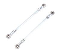 CFTGIW 1 Pair 255mm Steering Tie Rod Kit Steel Alloy 8mm 255mm Steering Tie Rod Kit for Go Kart Drift Trike ATV Bike - Steel Alloy 8mm Joint Assembly Go Kar