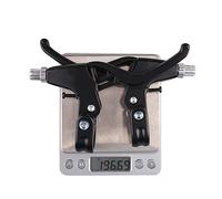 CFTGIW 1 Pair Brake Lever V-Brake Aluminium Alloy Mountain Bike Brake Handle 22mm to Bike No for Easy and Aluminum Made of Lightweight Strong Adds Leversbicycle (Silver)