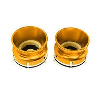 CFTGIW 1 Pair NAB Hub Adapters Professional Polished Aluminum Alloy 10 Inch Opener for Studer ReVox for for Teac for ReVox Be Etc NAB to Compatible Reel Hub Recorders Can for