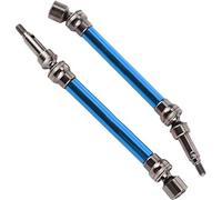 CFTGIW 1 Pair RC Car Metal Front and Rear Drive Shaft Replacement Fit for ARRMA Kraton 1/10 RC CarRed Durable Is Sturdy and Use Lightweight Part The Middle Alloy of Is Drive ShaftRC (Blue)