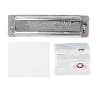 CFTGIW 10-Hole Harmonica Blues Ab Key Harp Wind Musical Instrument Beginner Practice -20DWhite Performance The Made 10-Hole HarmonicaHarmonicaBlues HarmonicaAb Key HarmonicaMusical (White)