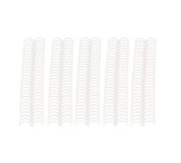 CFTGIW 10 Pcs Loose Leaf Binding Spine 30 Holes 22mm Inner Diameter Plastic Binding Rings Transparent Blue with an of Hold Leaf Loose SpineBinding CombBinding SpinePlastic (Transparent)
