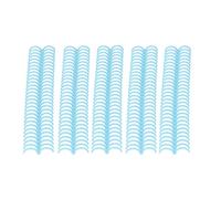 CFTGIW 10 Pcs Loose Leaf Binding Spine 30 Holes 22mm Inner Diameter Plastic Binding Rings Transparent Blue with an of Hold Leaf Loose SpineBinding CombBinding SpinePlastic (Transparent Blue)