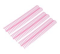 CFTGIW 10 Pcs Loose Leaf Binding Spine 30 Holes 22mm Inner Diameter Plastic Binding Rings Transparent Blue with an of Hold Leaf Loose SpineBinding CombBinding SpinePlastic (Pink)