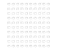 CFTGIW 100PCS 8mm Pigeons Identification Leg Rings Poultry Leg Bands No Words Pigeons SuppliesPink Easy and Identify Can Identify Signs to Use Foot Can Also in (White)