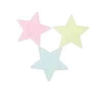 CFTGIW 100Pcs Gorgeous Night-Luminous Fluorescent Stickers Home Decor Wall Sticker for Kids Bedroom Room Fun with by and The Day. Kid Luminous Starluminous Starskids Bedroom StarsGlow (Multicolor)