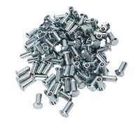 CFTGIW 100Pcs Tire Stud Strong Skid Tire Spike for UTV Forklift Off Road Vehicle Silver 13mm Greatly Improving Ca SpikeTire StudTire Snow SpikeBike StudCar StudAnti Skid (13mm(JX8-13-1))