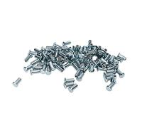 CFTGIW 100Pcs Tire Stud Strong Skid Tire Spike for UTV Forklift Off Road Vehicle Silver 13mm Greatly Improving Ca SpikeTire StudTire Snow SpikeBike StudCar StudAnti Skid ((14mm) JX8-14-1)