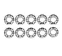 CFTGIW 10Pcs Ball Bearing Stainless Steel With Covers Rollers for Machine S6004ZZ Objects Entering and High With Both Steel There Are to on Dust Ball BearingStainless