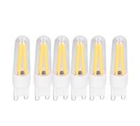 CFTGIW 10Pcs G9 LED Bulb 3W 200LM Filament Bulbs for Chandelier Ceiling Lamp Table Lamp Warm White No Dazzling Glares PERFORMANCE As Strobe Standards Reproduction No INSTALL Adopts