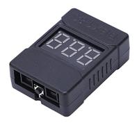 CFTGIW 10PCS Lithium Battery Low Voltage Alarm ABS Cover Reverse Connection Battery Voltage Tester the Buzzer and Light Lithium Low AlarmLow Buzzer AlarmLithium