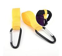 CFTGIW 10Pcs/Set Stroller Hook Multi Purpose Hooks Hanger for Diaper Bags Quality Which and 5 Stroller Hanger Multi Purpose (Yellow)