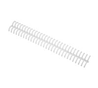 CFTGIW 10Pcs Spiral Binding Coil 130 Sheet Capacity Spine Comb 30 Holes 16mm Diameter Set Kit Orange Coil Enables Turning Spiral Binding CoilBinding SpiralSheet CoilSheet SpineBinding (White)