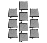 CFTGIW 10PCS Zipper Documents Pouch Tear Size Document Bag Your Belongings Help Zipper Documents PouchDocument BagMesh PouchDocument Folders BagZip File FolderMesh Zip File Bag (Black)