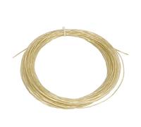 CFTGIW 12 2m 30mm Tennis Rackets Elastic Nylon Tennis Racquet Wire Replacement for White Filament in Has Impa Rackets StringTennis Racquet StringNylon (Beige)