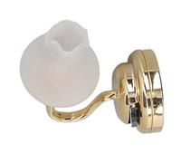 CFTGIW 12 Scale Dollhouse LED Wall Lamp Shape 3V Battery Power Miniature DIY Simulation Wall Light with 3V Metal Put Po Dollhouse Lamp1 12 Scale Lamp1 Miniature LampMini