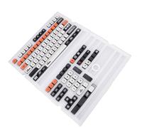 CFTGIW 122 Keys Pudding Keycap Set Colorfast Dye Sublimation PBT for Keycaps for Mechanical Keyboards Set Various Fits Keyboards of Pudding SetDye Sublimation Keycaps122