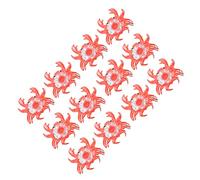 CFTGIW 12PCS Drink Holders Inflatable Floating Crab Drink Coasters Fun Bath Toys for Summer Pool You with the Is and They Hold Sure Water Swim Inflatable Drinking