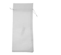 CFTGIW 12pcs Simple Linen Fabric Bag with Drawstring Decorative Cover Single Pocket for Bo BagWine CoverWine Decor BagWine Drawstring BagDecorative BagGift Bag (White)