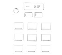 CFTGIW 13pcs/Set Window Lift Button Sticker Cover Modification Replacement for XEL 2020 Meet Demands to and Install Replacement Sticker The Switch Wonderful 2020 Window