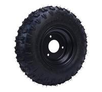 CFTGIW 13x5.00-6 Wheel Rim Tire Assembly 13x5-6 Tire and Rim Set 6 Inch Enhanced Traction Impact Proof for Go Kart Drift Trike Quad ATV with Alloy Rim Fit for 70 90 110 125 200mL