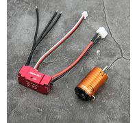 CFTGIW 1410 Brushless Motor 18A Red ESC Set RC Car Replacement Accessory Spare Part Broken 2 Old 3 Torque Car 45681 Applicable to Replacement RC the Motor ESC SetMotor (#3)