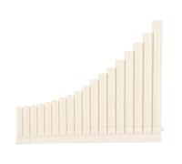 CFTGIW 18 Pipe Pan Flute Panpipes C Key Pan Pipes With Mouthpiece for Beginners Students With a to Sounds Tes Flutepan Pipespan Flute Instrument18 Pipe FlutePanpipes C Key (off white)