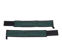 CFTGIW 1Pair/Set Fitness Weight Lifting Wrist Wraps Training Compression Wrist Support BraceRed Black Support Lifting With Deadlifts The Length Thumb With Elastic Can Extended You (Green Black)