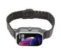 CFTGIW 2.01in TFT Smartwatch with Earbuds 2 in NFC Sports Watch Earphone Support Step Counting Fitness Silver with Steel Strap The Convenience Unprecedented in Sports WatchSmartwatch (Silver with