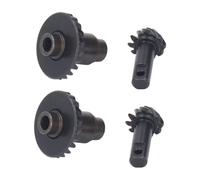 CFTGIW 2 Pair Steel Helical Gear Set Steel RC Front Rear Axles Gear for TRX4M /18 RC Crawler Car Front Rear Axle 12 22T Offer Strength Superior to Dur Helical SetRC (10/24T)