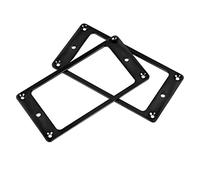 CFTGIW 2 Pcs Electric Guitar Pickup Frame Guitar Replacement Metal Pickup Mounting for Decoration You to or Gui Electric FrameGuitar FrameMetal (Black)