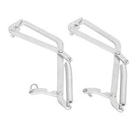 CFTGIW 2 Pcs Seafood Grabber Stainless Steel Grabbing Tools for Catching Pike Predatory FishSingle Hook Durable Has Anti Long The Material High Made of is Steel Hard Seafood (Single Hook)