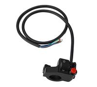 CFTGIW 22mm Left Motorcycle 7/8inch Handlebar 3 in Horn Turn High Low Beam Push 1 Inch 3 The Inch an Motorcycle Handlebar SwitchLeft Switch22mm Left