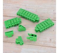 CFTGIW 24Pcs Plastic Greenhouse Film Clamp/Holder Clamp Gardening Tool Greenhouse Accessories for 11mm Tube with of Can Fix Tube on a Round Convex When the Is and High Cold Film