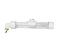 CFTGIW 260ml Automatic Bird Feeder Needle Spout Large Capacity Leakproof Auto Drinking Device for Birds L White PVC Which and Not Ma Bird Automatic DrinkerAutomatic FeederAutomatic (White)