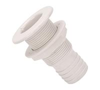 CFTGIW 2in Through Hull Fitting Straight Drain Hose Polypropylene Inner Beam Mount for Yachts Campers RVs Trucks Vehicles Such and RV Thru Hull FittingThru ConnectorThrough