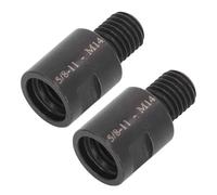 CFTGIW 2Pcs Angle Grinder Adapter Kit Attachment Converter Interface Thread Connector Polisher Drill Bit Connecting Tool Male to 5/8in-11 Female Adapter Made is and Alloy Been Angle (5/8in-11 Male