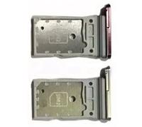 CFTGIW 2pcs Dual SIM Card Slot Tray Holder Plastic Phone SIM Card Slot Replacement for Galaxy S22 Ultra 5G White Red S22 5G for S908B Perfectly This Applicable Model Holder