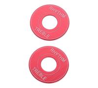 CFTGIW 2PCS Electric Guitar Gaskets Three Gear Toggle Indicator Washer Rhythm Treble Plate Help Player the and Electric Guitar WasherGuitar Toggle WasherElectric GasketGuitar (Red)
